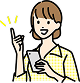 スマホを見る人